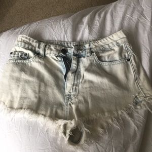 UO high rise cheeky shorts
